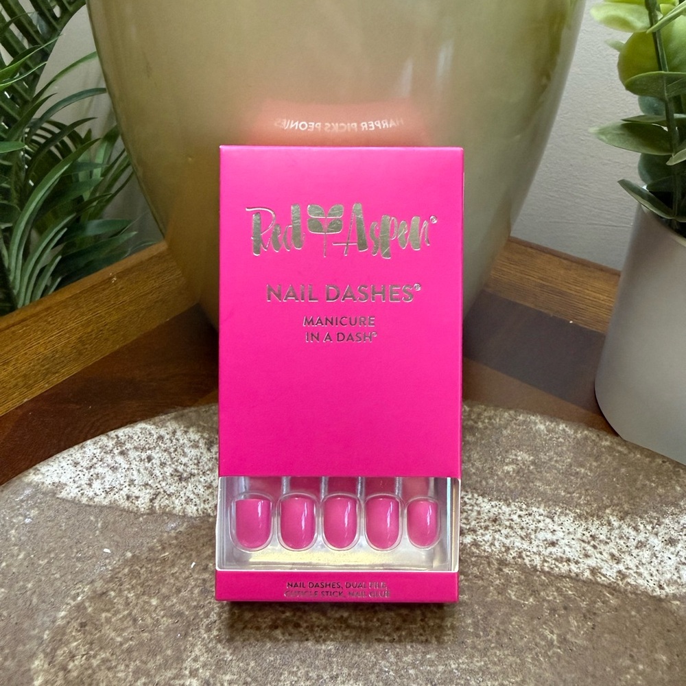 Red Aspen Pink Press-On Nails